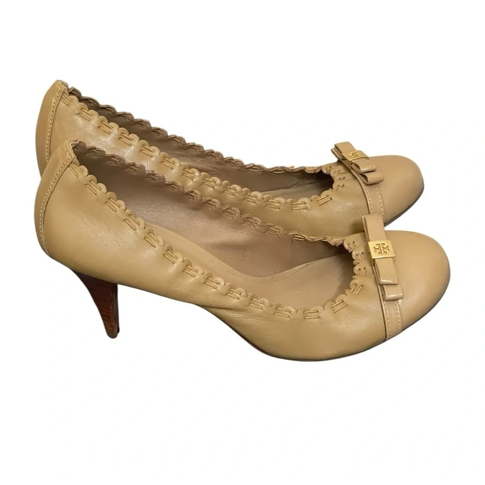 Tory Burch Women's Mustard Wedge Shoes
